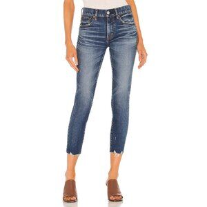 Moussy Vintage Tyrone Skinny Distressed Jeans in Medium Wash Size 29